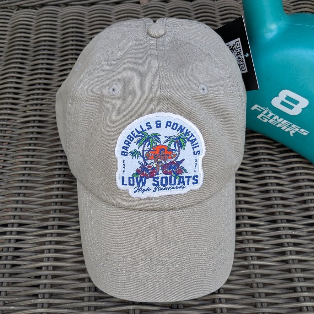 Barbells And Ponytails  "Beach" Ponytails Hat NEW